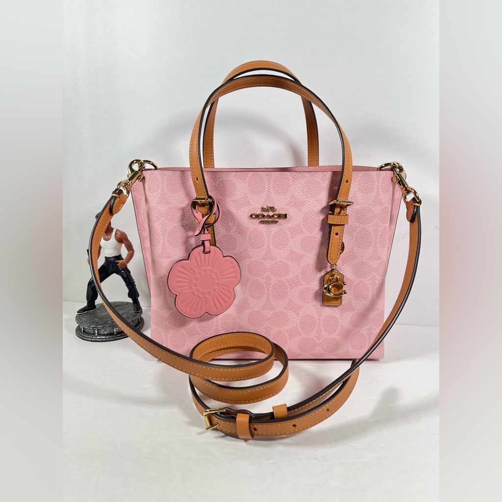 Newtcoach Mollie Tote Bag 25 In Signaturecer24powder Pink